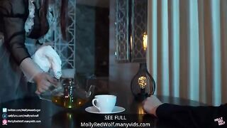 The Lord and his Clumsy Maid - MollyRedWolf's sexy housemaid action