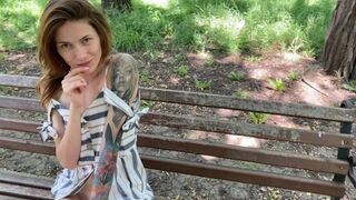 I've removed my panties in the park and played with my pussy publicly