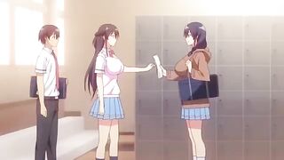 Hentai schoolgirl sex is censored in the anime world 2