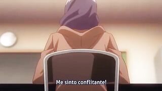 Hentai schoolgirl sex is censored in the anime world 2