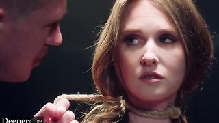 Blonde beauty Ashley Lane explores intense anal kinks and bondage in a sensual scene