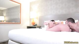 Jennifer White gets her hairy cunt eaten and smashed hard by a big cock