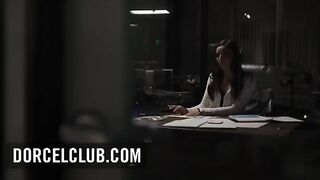 The boss called his secretary to work extra hours with him
