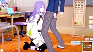 Hentai game Koikatsu! featuring big tits Moona Hoshinova's anime video