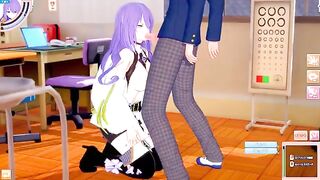 Hentai game Koikatsu! featuring big tits Moona Hoshinova's anime video