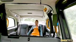 Redhead Kira Love squirts on the Fake Taxi driver’s fat cock