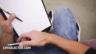 Sporty teen Veronica Leal fucked hard by casting director in HD