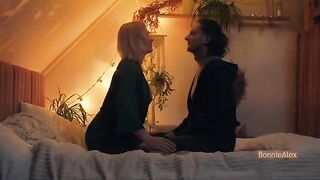 The couple makes love in a genuine and intimate way