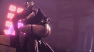 Blacked compilation with the hottest Fortnite girls in intense action
