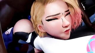 Blacked compilation with the hottest Fortnite girls in intense action