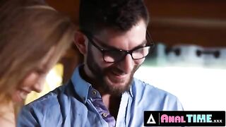 Big tits MILF Britney Amber cheats on her BFF with anal sex