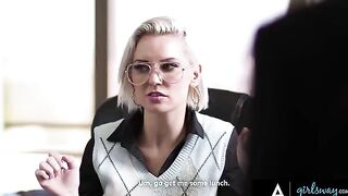 The girl is fucked by her gossiping boss Kenzie Taylor