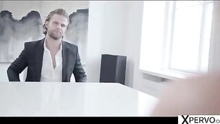 Little Caprice used her femdom to fuck Vince hard