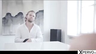 Little Caprice used her femdom to fuck Vince hard