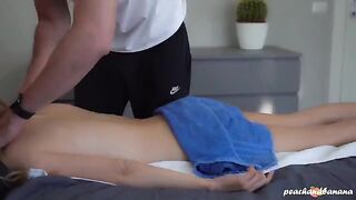 A masseuse turned a massage into a hot sex session with a client