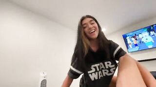 Sister's bestfriend is rebounding with me on cam