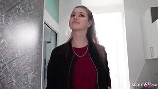 Skinny teen Olivia Sparkle gets fucked hard by German hung