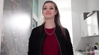 Skinny teen Olivia Sparkle gets fucked hard by German hung