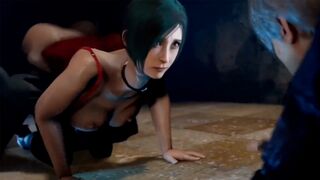 Ada Wong cheats on Leon Kennedy in a 3D animated scene - Kyzdar Net