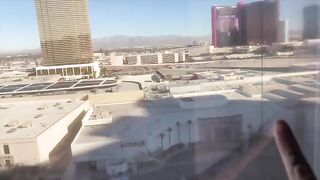 Rocky Emerson caught a sneaky link with her Ex in Vegas