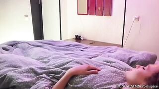 A hot step mom has a wet dream and squirts all over the bed
