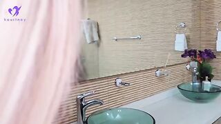 I spy my stepson in the shower and I fuck him hard