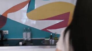 I saw a skinny Asian teen skater and she licked my fat balls
