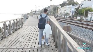 Trains and strangers go hand in hand with Mariana Martix