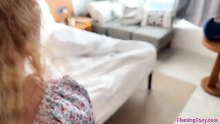 Redhead teen gets fucked on the private party in the hotel seaview