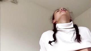 A man fucks his pregnant stepsister, who has an incredible experience