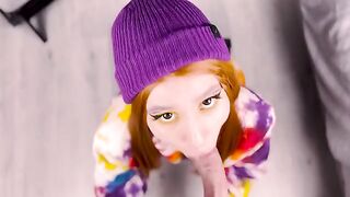 Redhead cutie presented her ass to me after a blowjob in stunning 4K