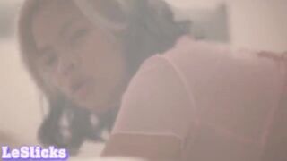 Hot Asian teen got creampied and made to swallow cum