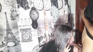 A very unfaithful girl gets intimate with her stepbrother while on the phone with her boyfriend