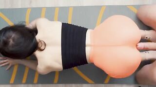 Fit girl Lana Anal gets her oiled ass smashed hard in this steamy clip