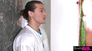 Do you want to taste your stepbrother's cum? Lulu Chu asks Maria Kazi
