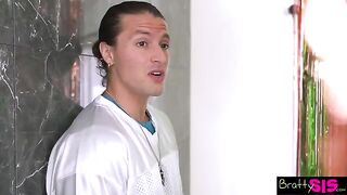 Do you want to taste your stepbrother's cum? Lulu Chu asks Maria Kazi