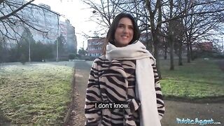 A beautiful European student gets fucked by a stranger on camera