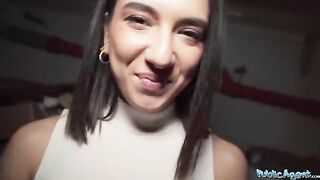 A beautiful European student gets fucked by a stranger on camera
