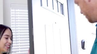 Skinny teen Dakota Tyler crushed by horny tutor in HD