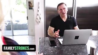 Cutie Chloe Rose gets fucked by her step-dad every day, no exception