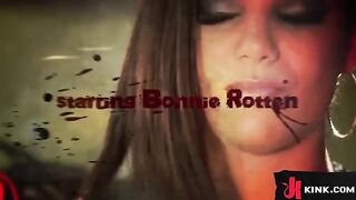 Hot young teen in rough anal sex and bondage