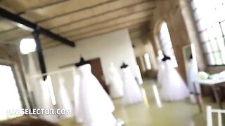 First time with a big tits bride in POV, a hot interactive scene