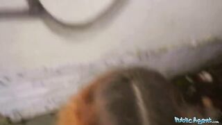 Public Agent Hung totally destroyed tight pussy of cheating Spanish whore