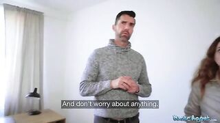 Public Agent Hung totally destroyed tight pussy of cheating Spanish whore
