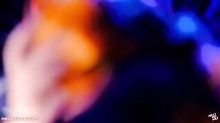 Redhead Asuka gets her pussy filled with sperm - Evangelion cosplay action