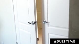 The voyeuristic MILF Alexis Fawx sneaks to spy on her teen neighbor Carter Cruise