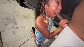 Truck stop fuck with a married girl in the parking lot