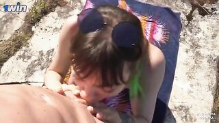A blowjob was the price for releasing a naked girl from the fort