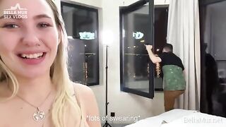 Real backstage action from a porn set, straight up