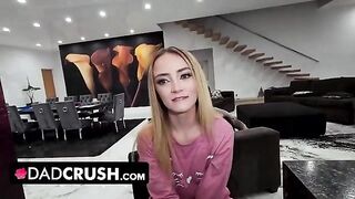 Step-daughters compete to show who is the sluttiest in front of their stepdad